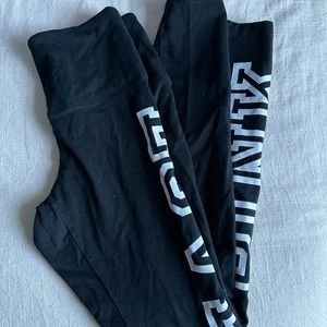 VS PINK logo leggings